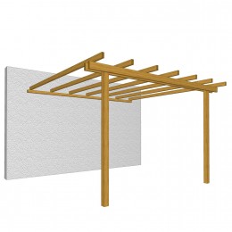 PERGOLA ADDOSSATA 240x360