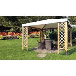 GAZEBO 300X300 CON GRIGLIATI